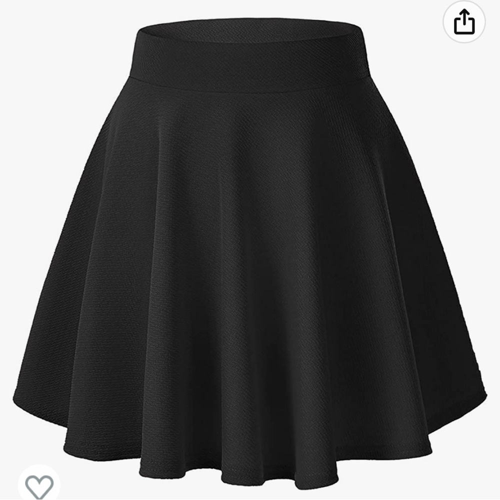 Urban CoCo Women's Basic Versatile Stretchy Flared Casual Mini Skater Skirt